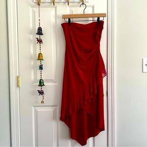 Rue21- Y2K Red Strapless Dress